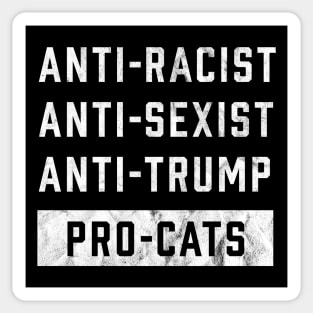 Anti Trump Funny Cat Lover Sticker